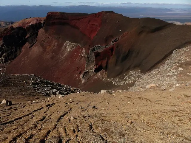 Red Crater in Tongariro volcanic area